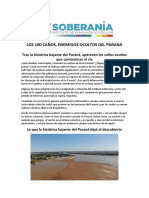 Los 100 Caños Que Contaminan El Paraná