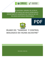 2020-2 - Rn02e127 Sanidad y Control de Fauna Silvestre