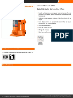 Ficha Tecnica de Gatas Hidraulicas