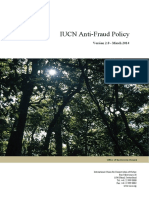 IUCN Anti-Fraud Policy Safeguards Reputation
