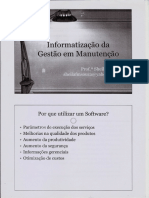 Gestão Da Manutenção - Módulo II - Informatização Da Gestão Em Manutenção