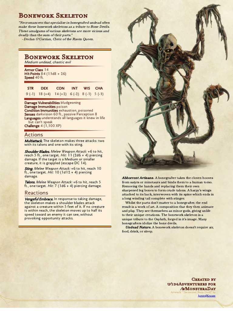 Bonework Skeleton | PDF