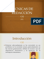 Técnicas de Redacción