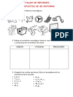 Taller de Refuerzo de Los Artefactos