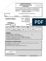 Reporte de Produccion-Construccion de Trocha Carrozable: Desde