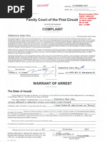 Isaac Kalua Complaint