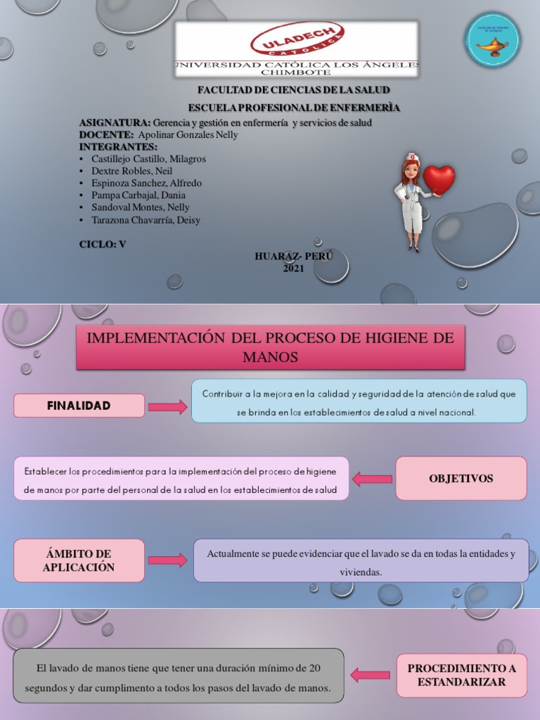 Implementación de Higiene de Manos | PDF | Lavado de manos | Salud pública
