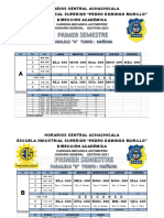 Horario Mecanica Automotriz I 2021