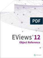 EViews 12 Object Ref