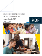 2019. UNESCO Marco Competencias Docentes TIC