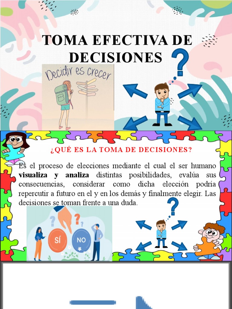 Toma de Decisiones Efectiva para Niños | PDF | Relaciones personales ...