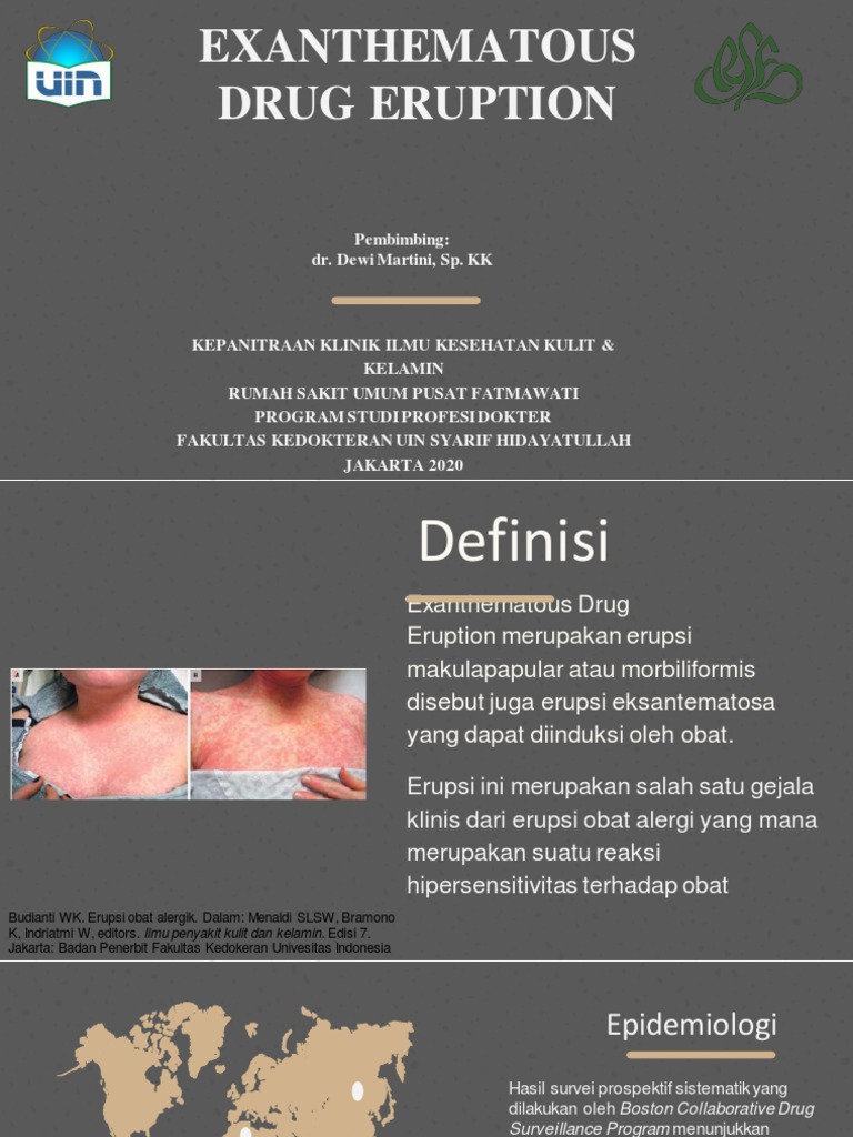 Tatalaksana Erupsi Obat Eksantematosa | PDF | Sains & Matematika