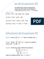 Soluciones de Ecuaciones Diferenciales