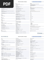 Python Cheat Sheet - The Basics Coursera