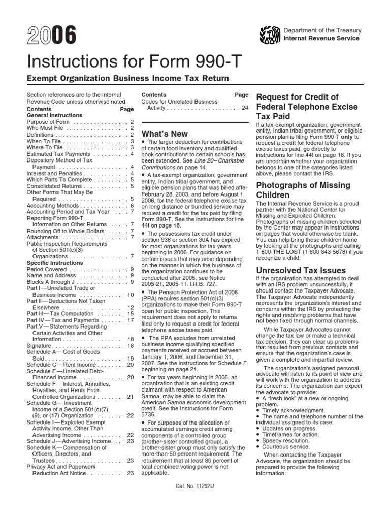 US Internal Revenue Service: I990t | PDF