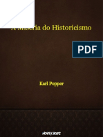 A Miséria Do Historicismo - Karl Popper