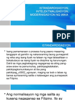Istandardisasyon NG Wikang Filipino