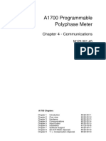 A1700 Programmable Polyphase Meter: Chapter 4 - Communications