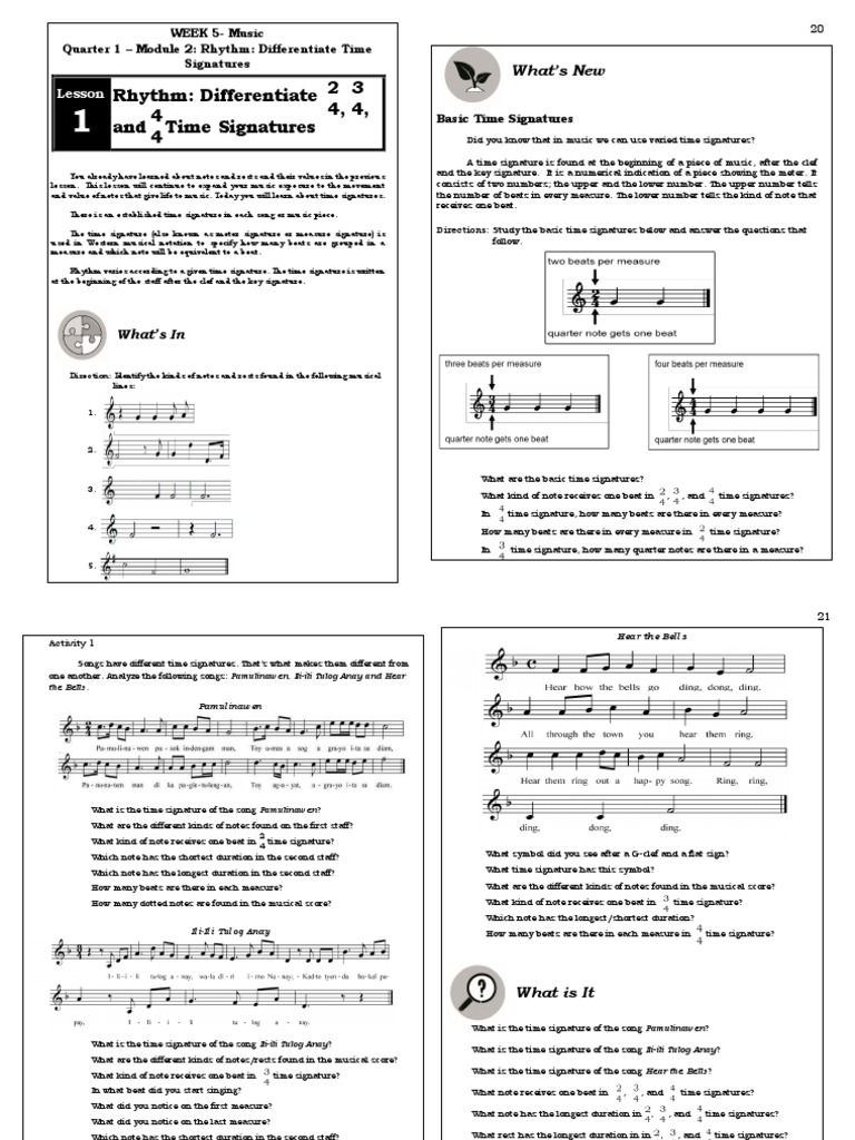 Understanding Time Signatures in Music | PDF | Rhythm | Musical Forms