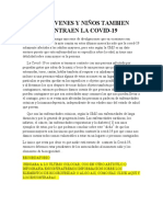 Los Jovenes y Niños Tambien Contraen La Covid