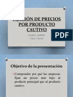 Fijación de Precios Por Producto Cautivo