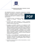 4. SRC INGENIEROS CIVILES S.a Policita de Prevención de Consumo 2020