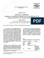 Selectivity or Specificity - Perspective of Analytical Chemist in The Pharmaceutical Industry