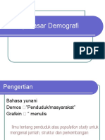 Konsep Dasar Demografi