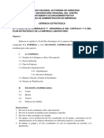 Actividad de Aprendizaje #7 Desarrollo de Los Capitulos I y Ii Del Plan Estrategico