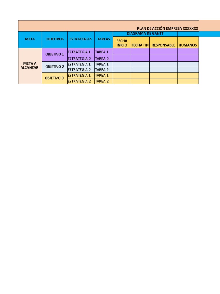 Formato Plan de Acción - Servicio Al Cliente | PDF | Diseño | Business