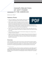 China's Projection of Soft Power in The Americas: Summary Points