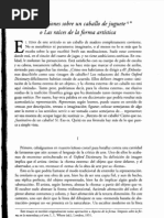 Meditaciones sobre un caballo de juguete. (E.H Gombrich)