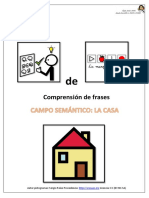 Cuaderno de Comprension de Frases La Casa