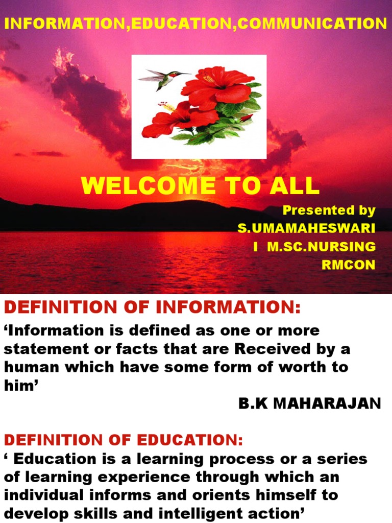 Information Education and Communication Overview | PDF