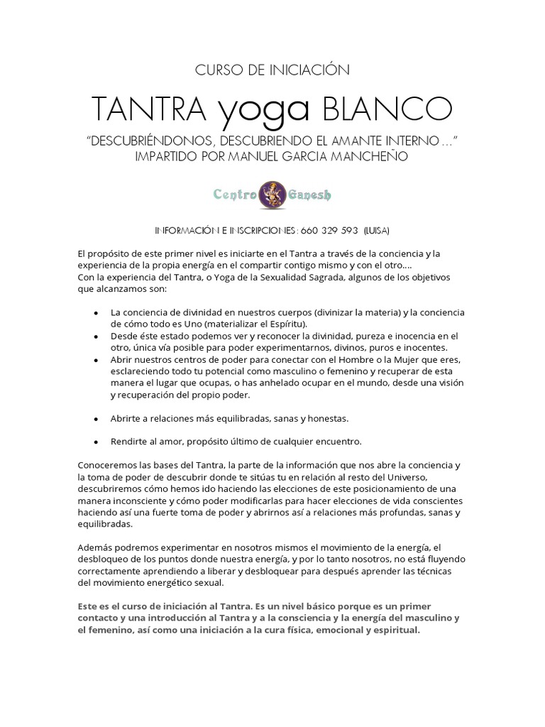 Curso Básico de Tantra en Huelva | PDF | Tantra