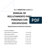 Manual de Reclutamiento para Personas Con Discapacidad Equipo11-1