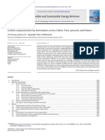 Renewable and Sustainable Energy Reviews: Carbon Sequestration by Forestation Across China: Past, Present, and Future