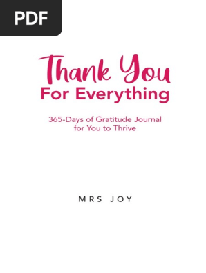 Thank You for Everything