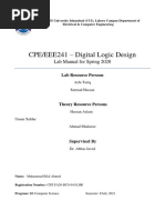 Cpe - Eee241-Dld Lab Manual