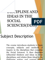 Discipline and Ideas in The Social Sciences (Diss)