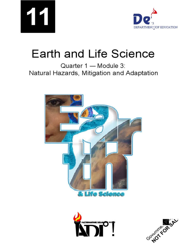Earth And Life Sci Quarter 1 Module 3 Natural Hazards Mitigation And
