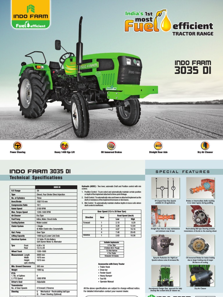 Power Steering Heavy 1400 Kgs Lift Oil Immersed Brakes Straight Rear