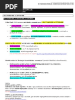 SEBENTA  8º ANO - unidade 5 - ACTIVIDADES ECONÓMICAS