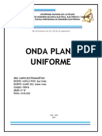 Onda Plana Uniforme