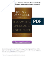 Becoming A Person of Influence How To Positively Impact The Lives of Others PDF Ebook by John C. Maxwelll