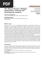 The Glocal Teacher: Multiple Perspectives, National and International Contexts