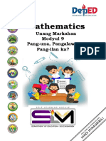 Mathematics1 - q1 - Mod9 - Panguna, Pangalawa, Pangilan Ka