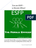 The ESFP Morale Officer - Understanding your cognitive type