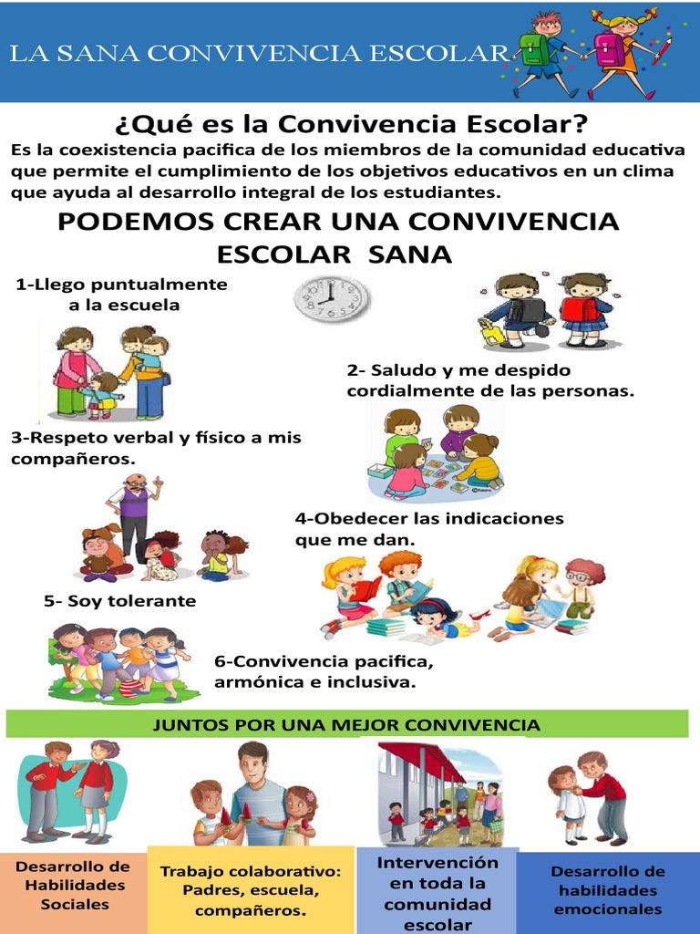 Promoviendo la Sana Convivencia Escolar | PDF