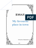 Essay: My Favourite Place in Town